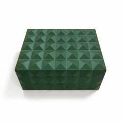 Quasar Design Humidor Puro Kutusu Mat Yeşil 80's - CigarLoong (1)