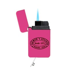 Romeo Julieta Plastik Jet Alev Delicili Puro Çakmağı Pembe - Cigarte (1)