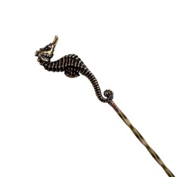 SeaHorse Metal Puro Açıcı İğne Bronze 15cm - CigarLoong (1)