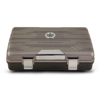 Silver Match Seyahat Tipi Puro Kutusu Humidor Metalik Gri 10's - 2