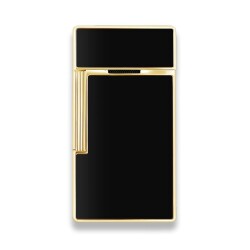 S.T. Dupont Biggy Puro Çakmak Parlak Siyah Gold 25002 - 3