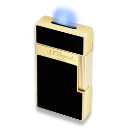 S.T. Dupont Biggy Puro Çakmak Parlak Siyah Gold 25002 - S.T.Dupont (1)