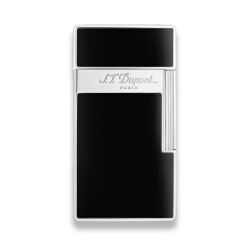 S.T. Dupont Biggy Puro Çakmak Parlak Siyah Krom 25001 - S.T.Dupont