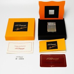 S.T. Dupont Çakmak 2000 Fantaisies Vichy Bleu Limited Edition - S.T.Dupont (1)