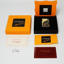 S.T. Dupont Çakmak 2001 Fantaisies Chantilly Noir Limited Edition - S.T.Dupont (1)
