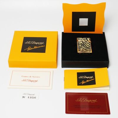 S.T. Dupont Çakmak 2001 Fantaisies Zebra Limited Edition 17305 - 2