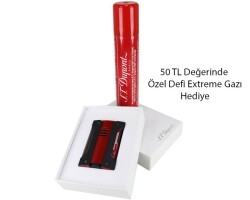 St.Dupont Defi Extreme Kırmızı Puro Çakmak 21402 - 3