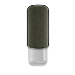 S.T. Dupont Deri Metal Puro Kılıfı Yeşil/Krom 2li (60Ring) - 2