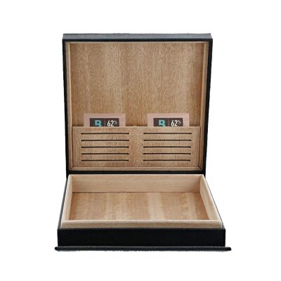 S.T. Dupont Deri Travel Seyahat Humidoru Siyah 10's - 4