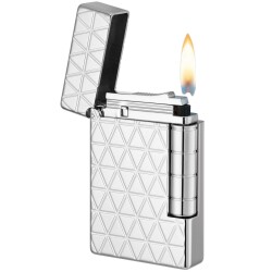 S.T. Dupont İnitial Fire Head Silver Çakmak 20805 - S.T.Dupont (1)