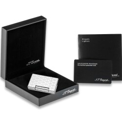 S.T. Dupont İnitial Fire Head Silver Çakmak 20805 - 3