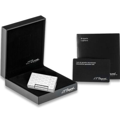 S.T. Dupont İnitial Fire Head Silver Çakmak 20805 - 3