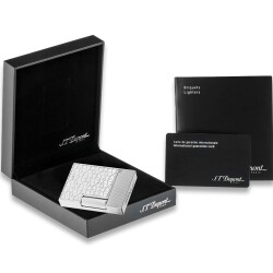 S.T. Dupont Ligne 2 Small Platinum Arabesque Çakmak 18603 - 3