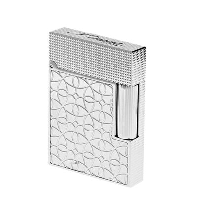 S.T. Dupont Ligne 2 Small Platinum Arabesque Çakmak 18603 - 1