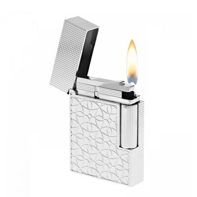 S.T. Dupont Ligne 2 Small Platinum Arabesque Çakmak 18603 - 2