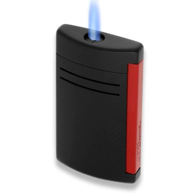 S.T. Dupont MaxiJet Çakmak Siyah-Kırmızı 20160N - 2