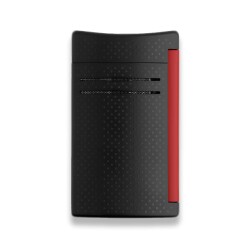 S.T. Dupont MaxiJet Çakmak Siyah-Kırmızı 20160N - S.T.Dupont