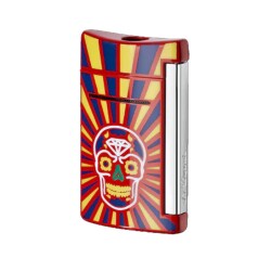 S.T. Dupont MiniJet Puro Çakmak Los Muertos Kırmızı 10086 - 3