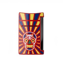 S.T. Dupont MiniJet Puro Çakmak Los Muertos Kırmızı 10086 - S.T.Dupont