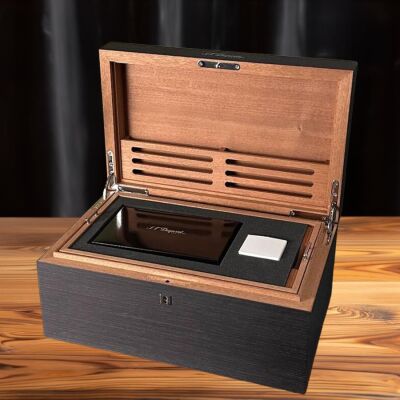 S.T. Dupont Prestige Puro Kutusu Humidoru Siyah 100's - 4