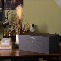 S.T. Dupont Prestige Puro Kutusu Humidoru Siyah 100's - 3