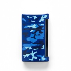 S.T. Dupont Puro Çakmak MiniJet Kamufulaj Mavi 10088 - S.T.Dupont