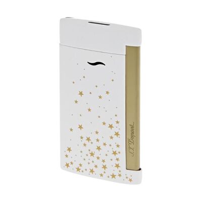 S.T. Dupont Slim 7 Çakmak 027221 SpaceStars Beyaz - 1