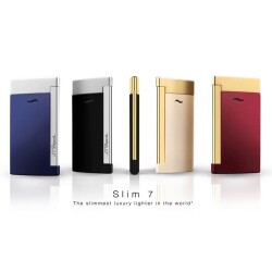 S.T. Dupont Slim 7 Çakmak 027221 SpaceStars Beyaz - S.T.Dupont (1)