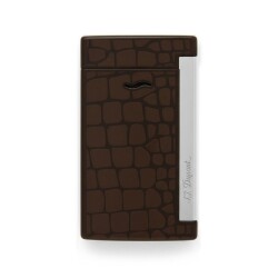 S.T. Dupont Slim 7 Croco Dandy Kahverengi Çakmak 27736 - S.T.Dupont