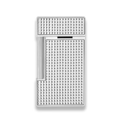 S.T. Dupont Slimmy Puro Çakmak Diamond Head Krom 28120 - 4