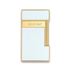 S.T. Dupont Slimmy Puro Çakmak Parlak Beyaz Gold 28224 - S.T.Dupont