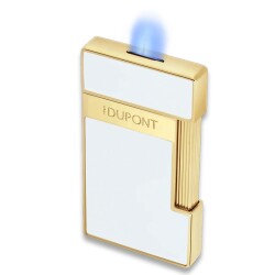 S.T. Dupont Slimmy Puro Çakmak Parlak Beyaz Gold 28224 - S.T.Dupont (1)