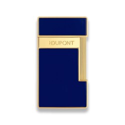 S.T. Dupont Slimmy Puro Çakmak Parlak Mavi Gold 28225 - 1