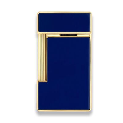 S.T. Dupont Slimmy Puro Çakmak Parlak Mavi Gold 28225 - 3