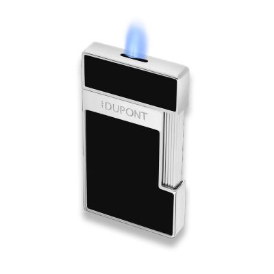 S.T. Dupont Slimmy Puro Çakmak Parlak Siyah Krom 28001 - 2