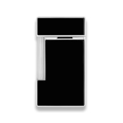 S.T. Dupont Slimmy Puro Çakmak Parlak Siyah Krom 28001 - 3