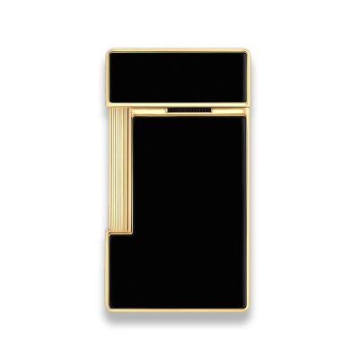 S.T. Dupont Slimmy Puro Çakmak Parlak Siyah Gold 28222 - 4