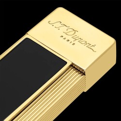 S.T. Dupont Twiggy Puro Çakmak Parlak Siyah Gold 30002 - 4
