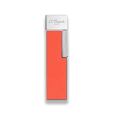 S.T. Dupont Twiggy Puro Çakmak Parlak Turuncu Krom 30011 - 1