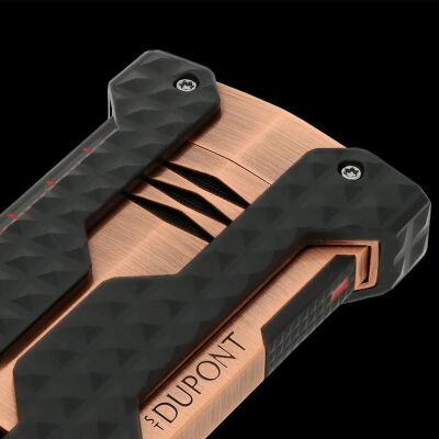 S.T. Dupont Windproff Rüzgar Geçirmez Çakmak Copper Pürmüz - 3