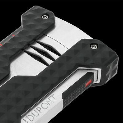 S.T. Dupont Windproff Rüzgar Geçirmez Çakmak Krom Pürmüz - 3