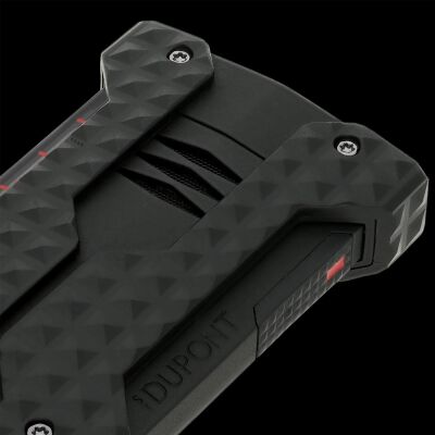 S.T. Dupont Windproff Rüzgar Geçirmez Çakmak Siyah Pürmüz - 3