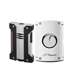 St.Dupont Defi Çakmak Tel Alev Ve Kesici Seti Krom - S.T.Dupont