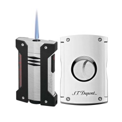 St.Dupont Defi Çakmak Tel Alev Ve Kesici Seti Krom - S.T.Dupont (1)