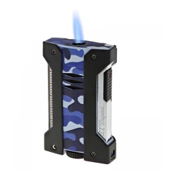 St.Dupont Defi Extreme Kamuflaj Mavi Puro Çakmak 21411 - S.T.Dupont (1)