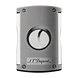 St.Dupont Puro Kesici S-Cut Krom Grid Kare Desen 03257 