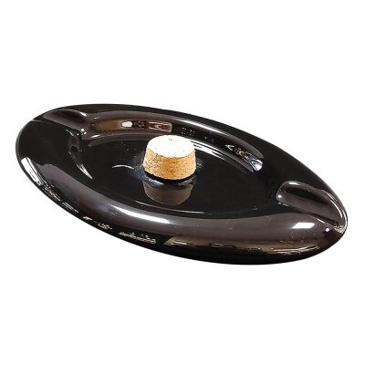 New Seramik Pipo - Puro Küllüğü Siyah Oval 2li - 1