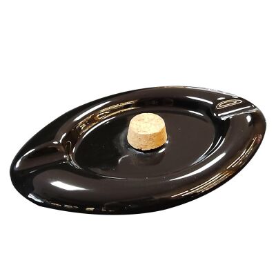 New Seramik Pipo - Puro Küllüğü Siyah Oval 2li - 4