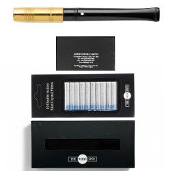 The White Spot Ejektörlü Sigara Ağızlığı 9mm İçin Gold - 3