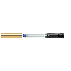 The White Spot Kısa Sigara Ağızlığı 9mm İçin Gold/Krom - Dunhill (1)
